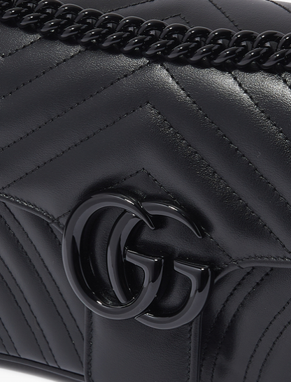 Cuero | GG Marmont Small Shoulder Bag