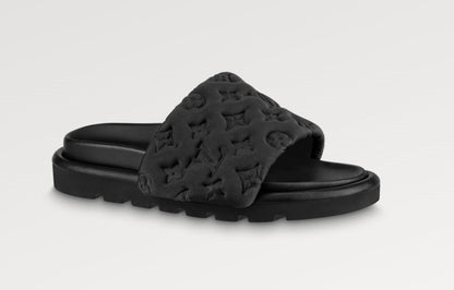Cuero | Pool Pillow Flat Comfort Mule