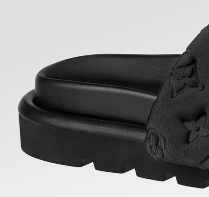Cuero | Pool Pillow Flat Comfort Mule