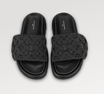 Cuero | Pool Pillow Flat Comfort Mule