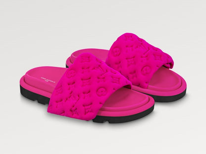 Cuero | Pool Pillow Flat Comfort Mule