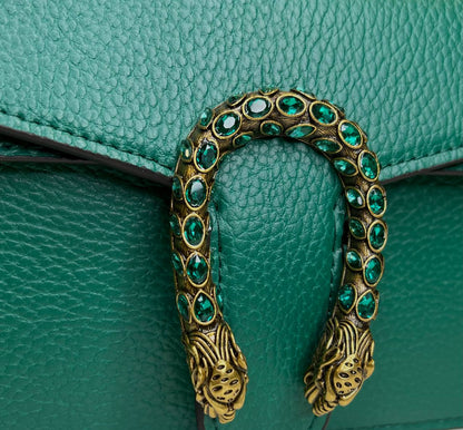 Cuero | Large Green Dionysus Super Bag