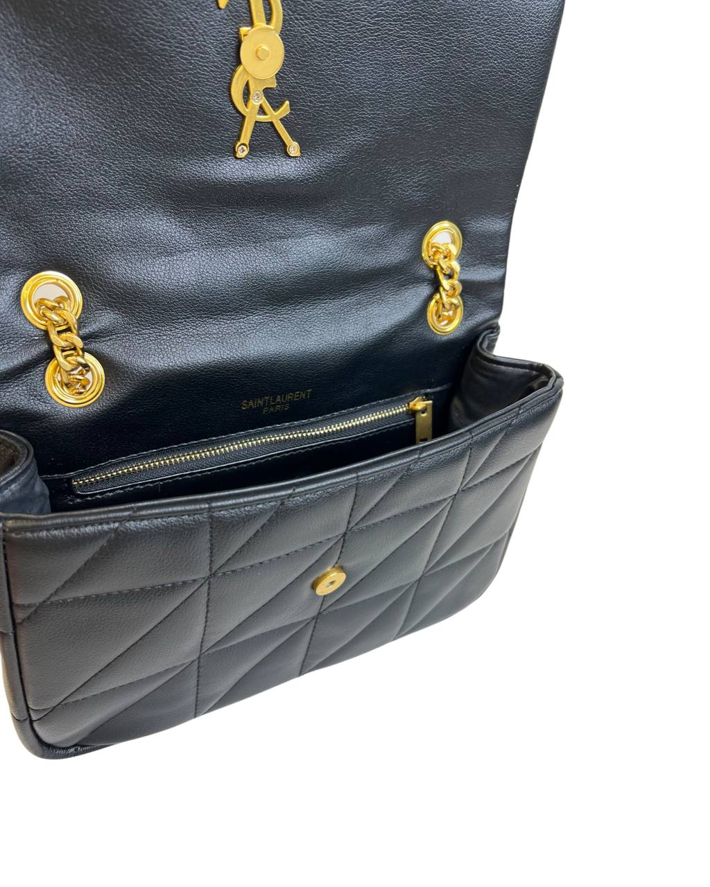 Cuero | Small&nbsp;Black Leather Shoulder Bag