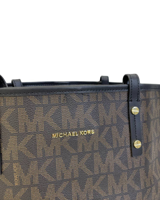 Cuero | Jet Set Travel in Signature Coated Monogram Large Logo