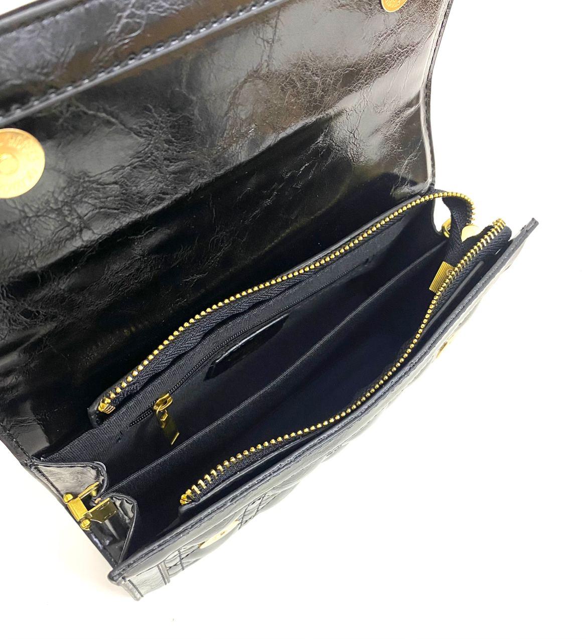 Cuero | Crossbody Black Bag