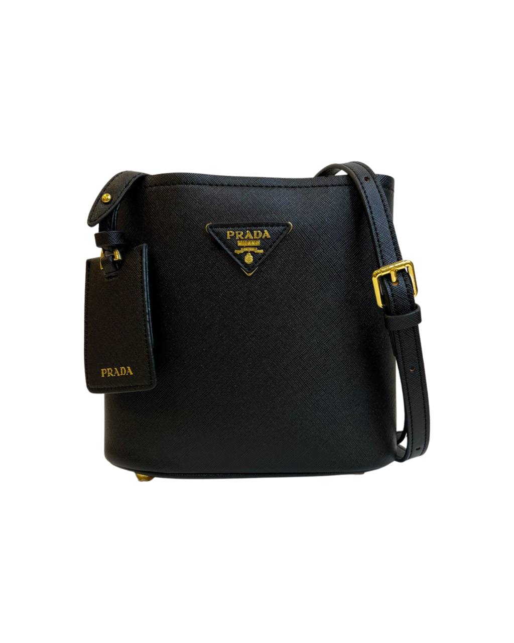 Cuero | Saffiano leather Mini Double bag