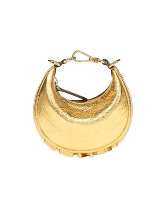 Cuero | Nano Fendigraphy Gold leather charm