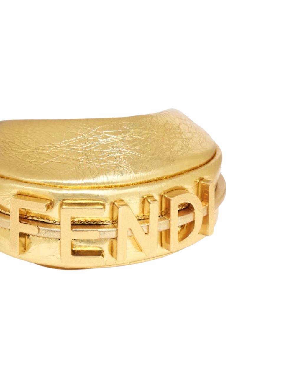 Cuero | Nano Fendigraphy Gold leather charm