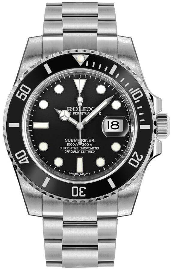 Cuero | Submariner Date 126610LN Oyster Perpetual Black Dial 41mm Men's Watch