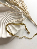 Gold Braided Women Bracelet