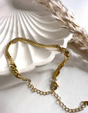 Gold Braided Women Bracelet