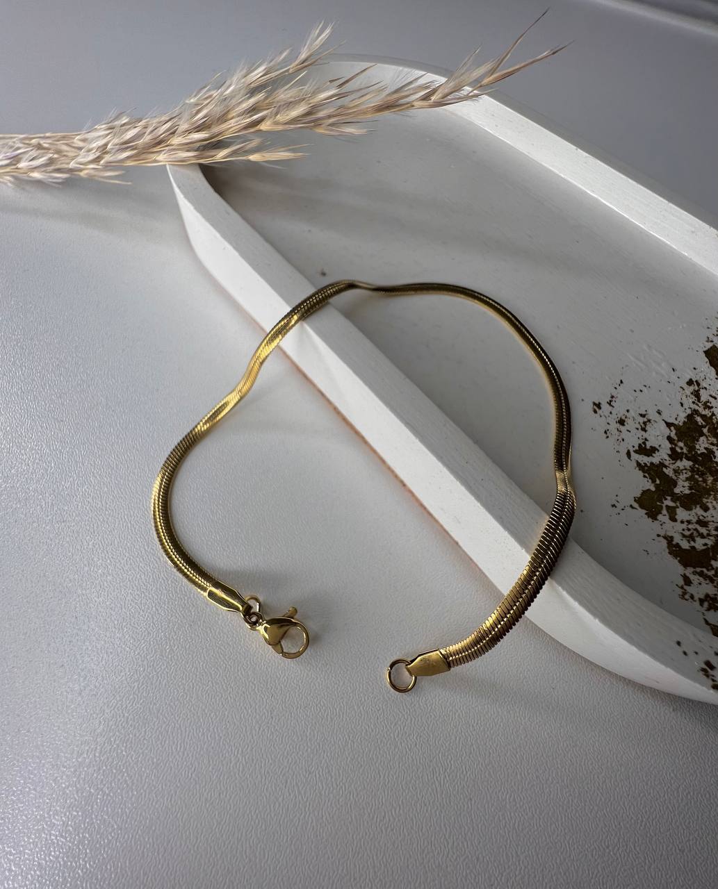 Cuero | Snake Chain Anklet for Women