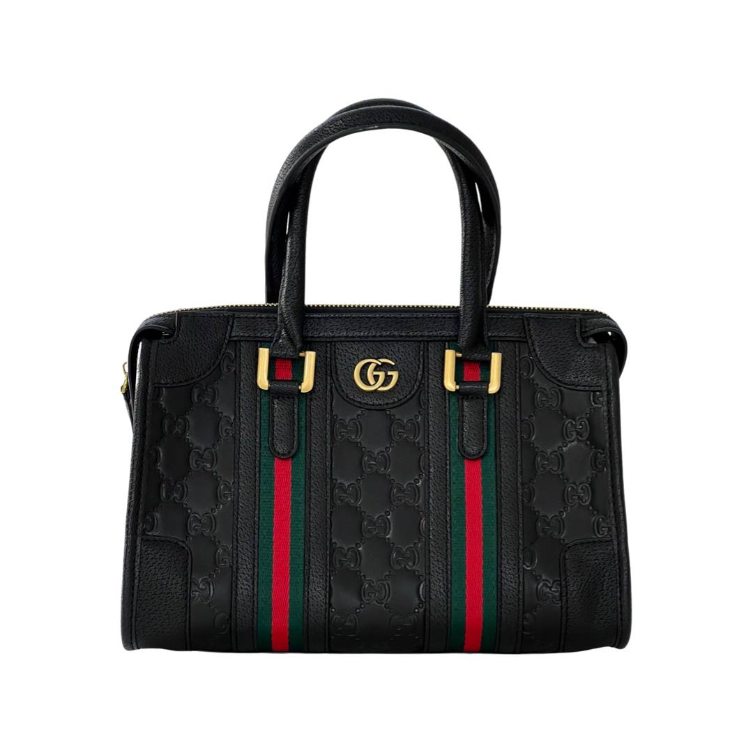 Cuero | Ophidia GG Small Tote Bag
