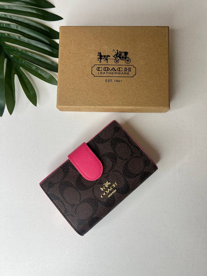 Cuero | Medium Corner Zip Wallet In Signature Canvas
