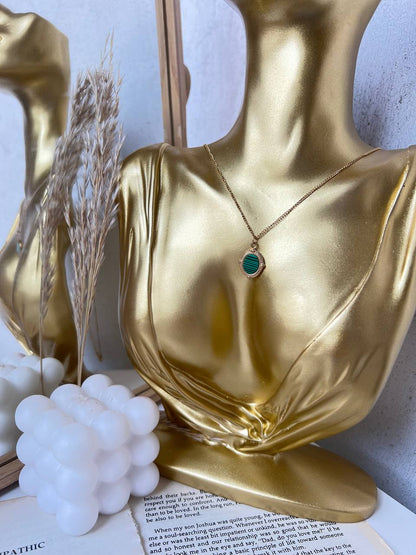 Cuero | Classic Green Necklace