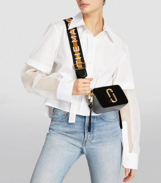Cuero | Logo Strap Snapshot Bag