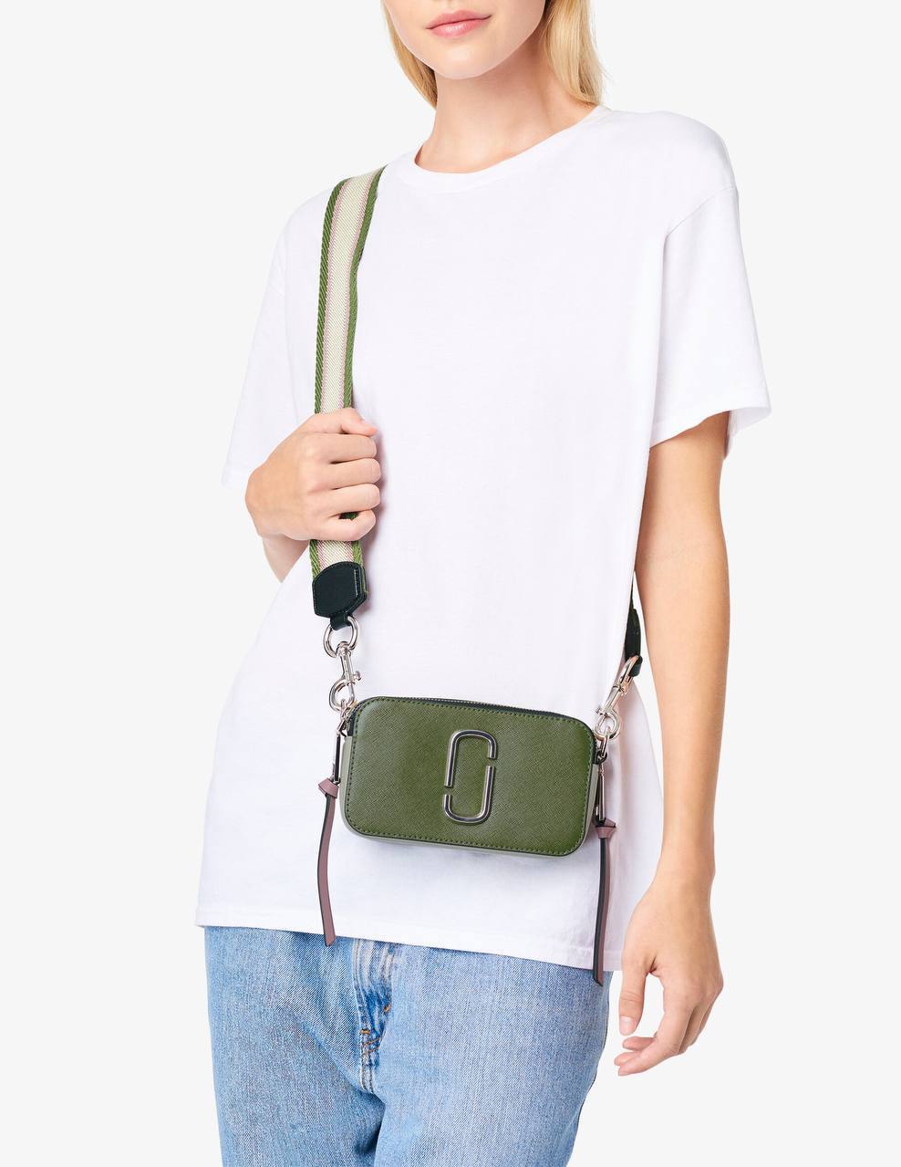 Cuero | Logo Strap Snapshot Bag