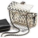 Chanel Mini Gold Classic Bag With Pouch