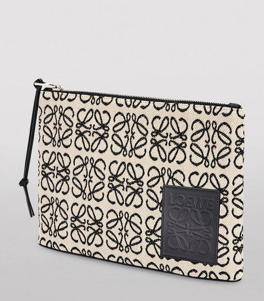 Cuero | Anagram Jacquard Oblong Pouch