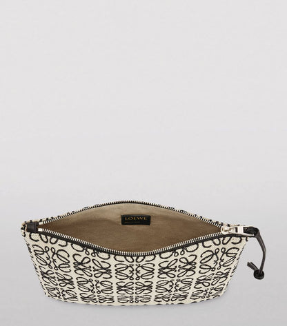 Cuero | Anagram Jacquard Oblong Pouch