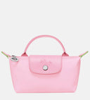 Long Champ Le Pliage Mini Soft Pink Pouch With Handle