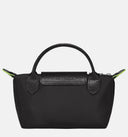 Long Champ Le Pliage Mini Black Pouch With Handle