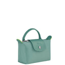 Long Champ Le Pliage Mini Mint Green Pouch With Handle