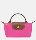 Long Champ Le Pliage Mini Pink Pouch With Handle
