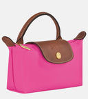 Long Champ Le Pliage Mini Pink Pouch With Handle