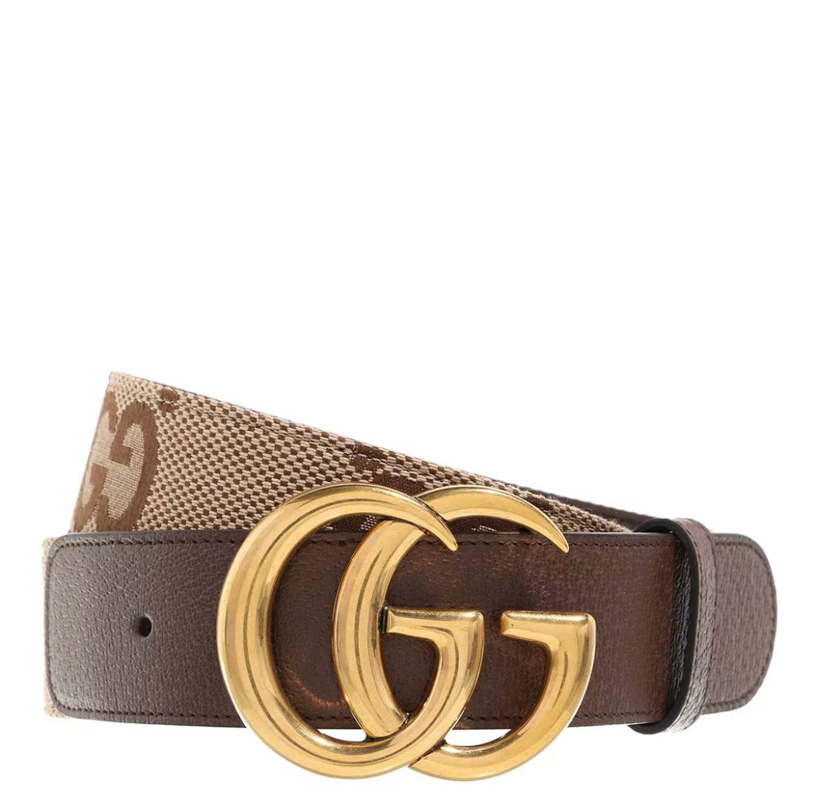 Cuero | GG Ebony Marmont Buckle Wide Belt