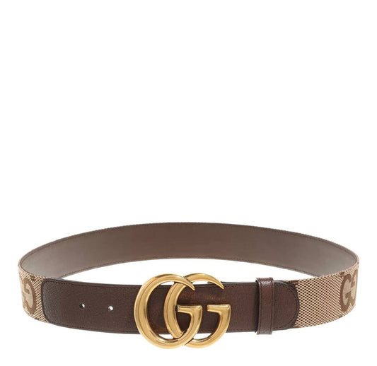 Cuero | GG Ebony Marmont Buckle Wide Belt