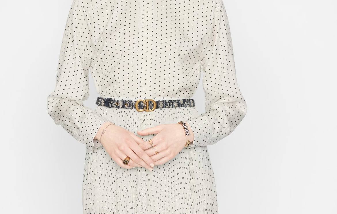 Cuero | Oblique Belt in grey nylon