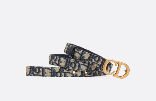 Cuero | Oblique Belt in grey nylon