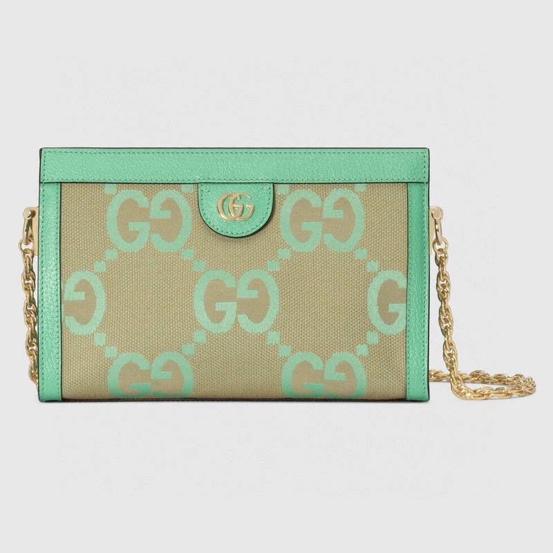 Cuero | OPHIDIA JUMBO GG SMALL SHOULDER BAG