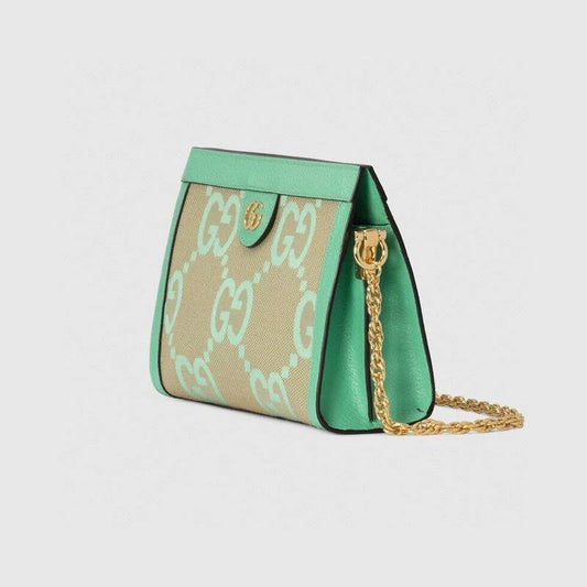 Cuero | OPHIDIA JUMBO GG SMALL SHOULDER BAG