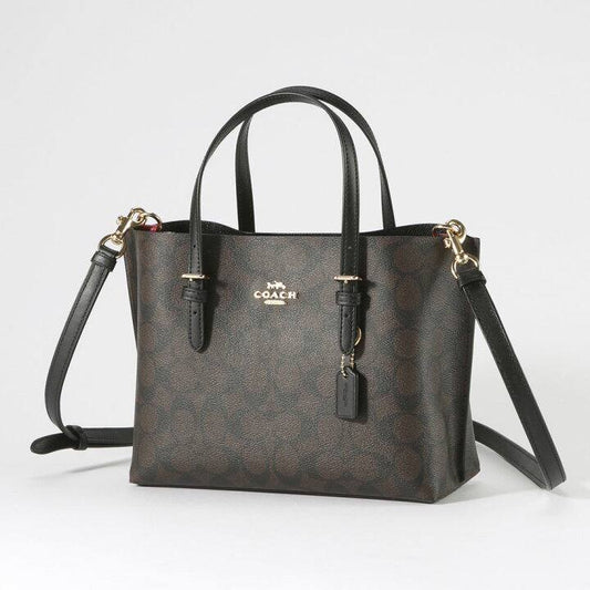 Cuero | Brown/Black Signature Coated Canvas Tatum Caryall Tote