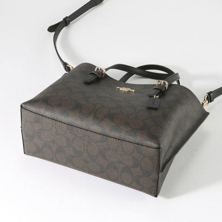 Cuero | Brown/Black Signature Coated Canvas Tatum Caryall Tote