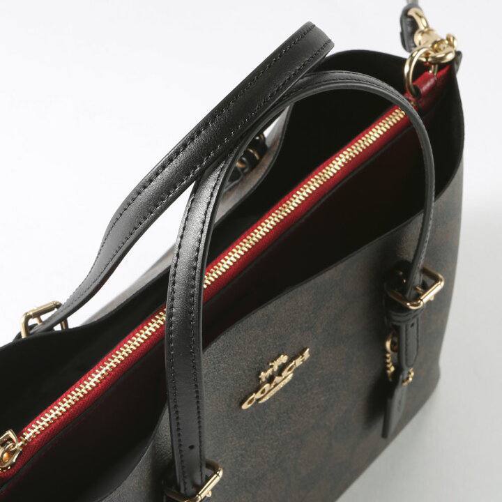 Cuero | Brown/Black Signature Coated Canvas Tatum Caryall Tote