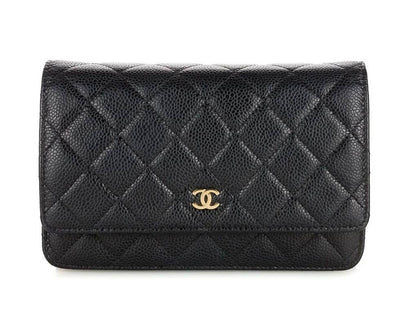 Cuero | Black Classic Wallet On Chain