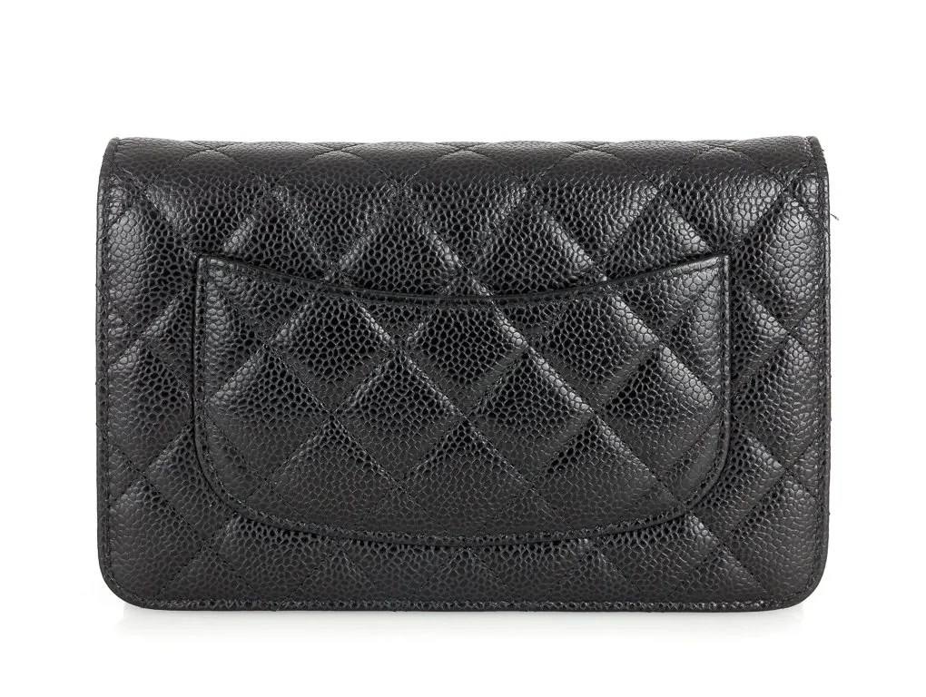 Cuero | Black Classic Wallet On Chain