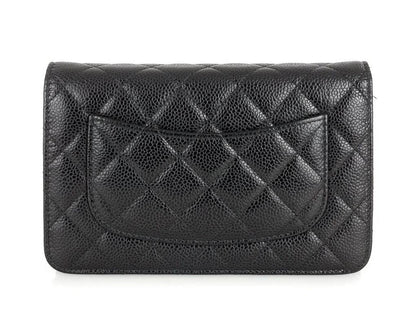 Cuero | Black Classic Wallet On Chain