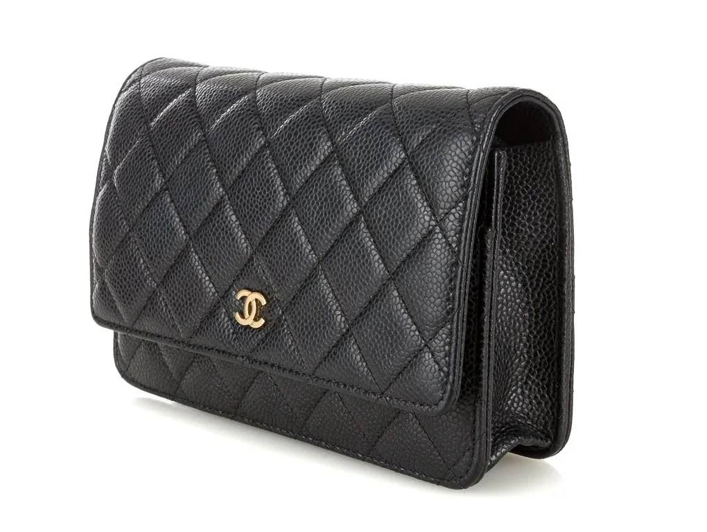 Cuero | Black Classic Wallet On Chain