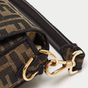 Fendi Tobacco Zucca Jacquard Canvas Medium Baguette Bag