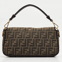 Fendi Tobacco Zucca Jacquard Canvas Medium Baguette Bag