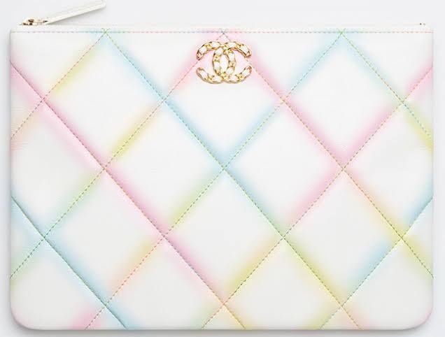 Cuero | Pouch in Lambskin Leather-White