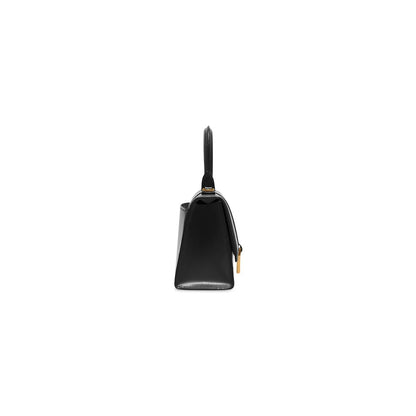 Cuero | WOMEN'S HOURGLASS SMALL HANDBAG BOX IN BLACK