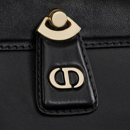 Cuero | SMALL KEY BAG BOX CALFSKIN BLACK