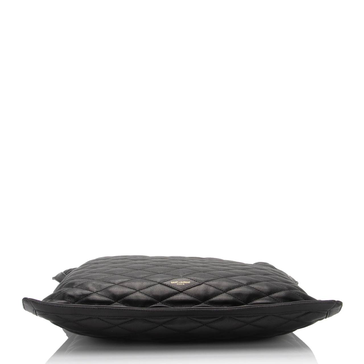 Cuero | MATELASSE QUILTED POCHON DRAWSTRING TOTE