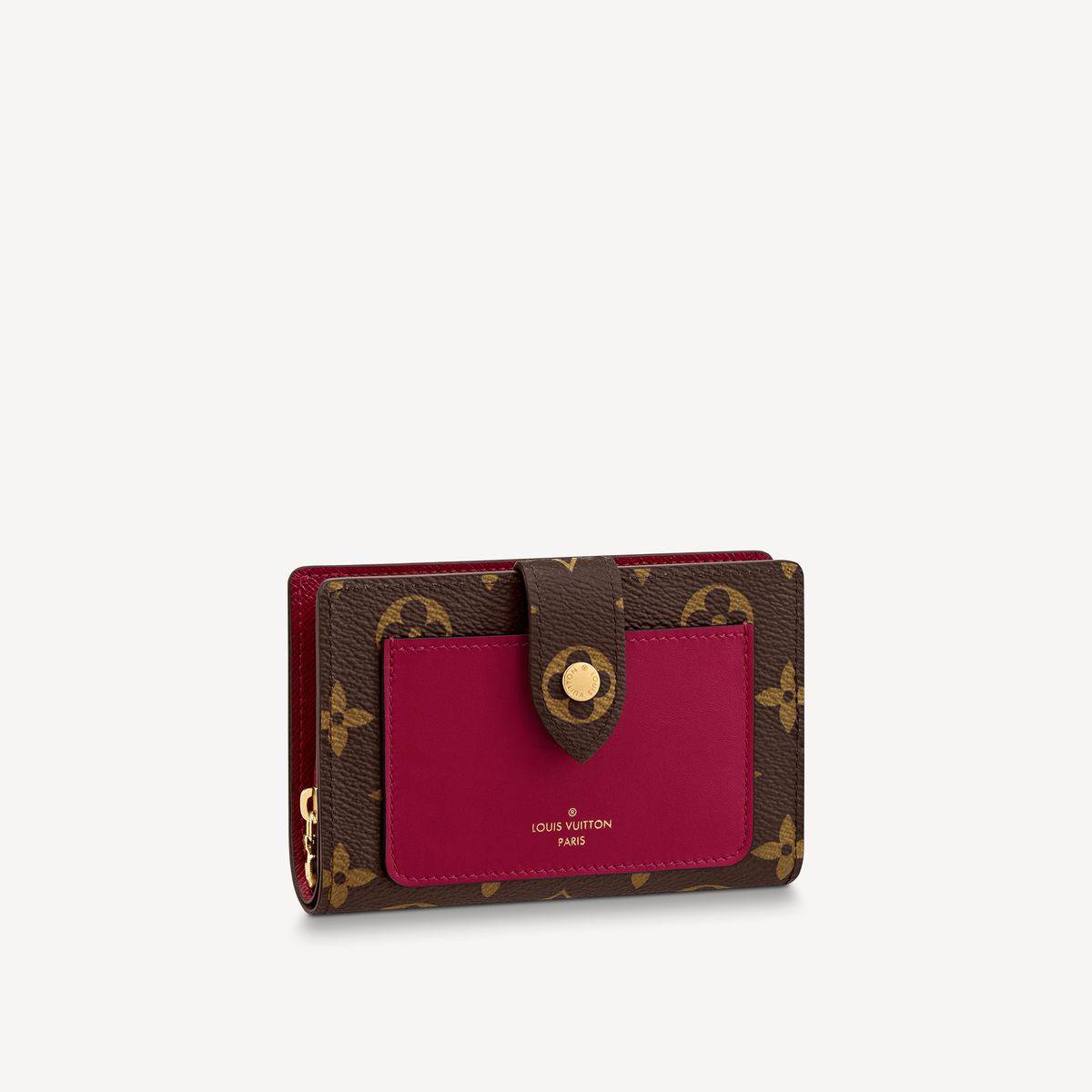 Cuero | Monogram Juliette Wallet Fuschia