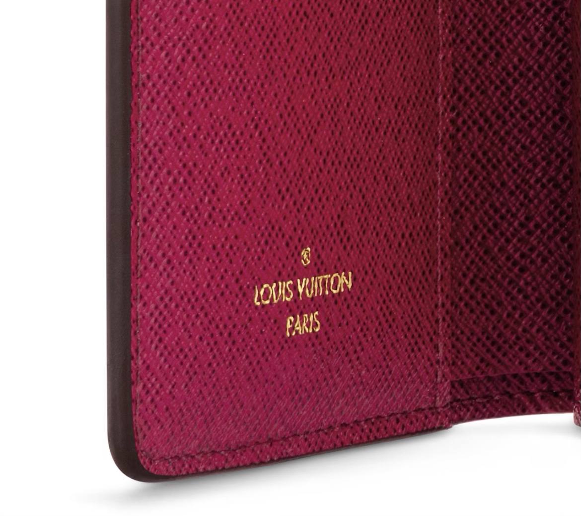 Cuero | Monogram Juliette Wallet Fuschia
